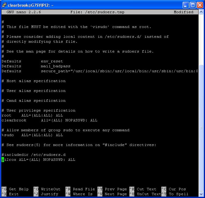 SSH Screenshot